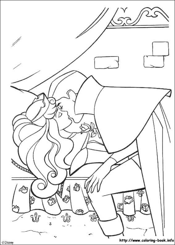 Sleeping Beauty coloring picture